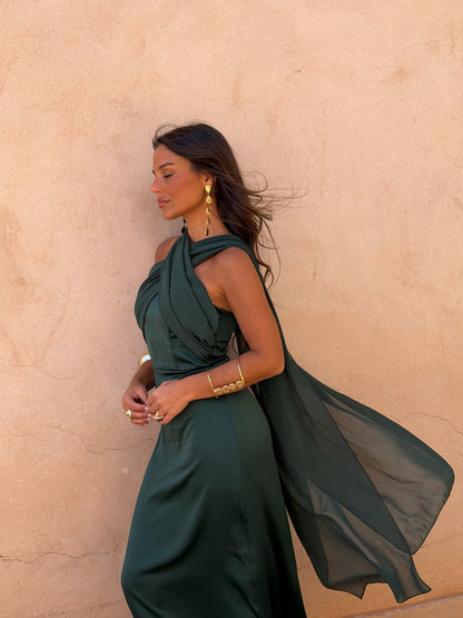 Triana Dress in Green
