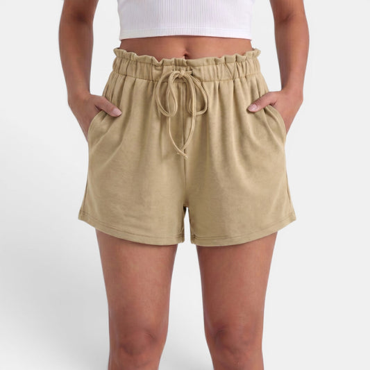 BLANC - SHORT AVEC POCHES