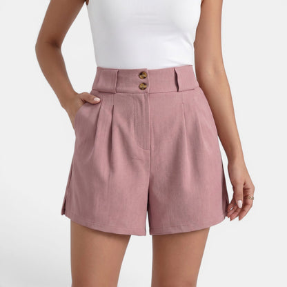 Shorts Mujer Cintura Alta Verano