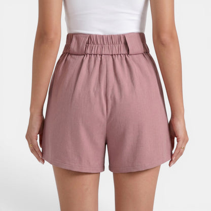 Shorts Mujer Cintura Alta Verano