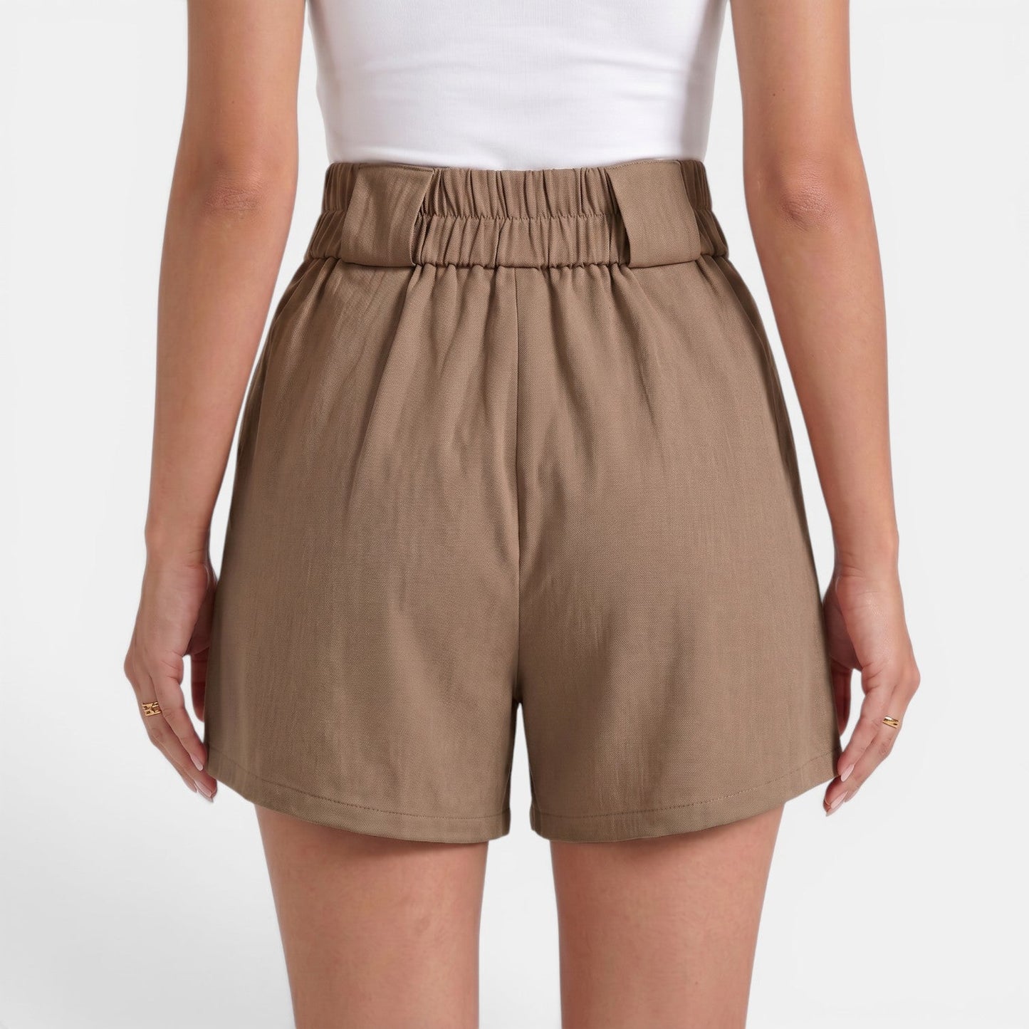 Shorts Mujer Cintura Alta Verano