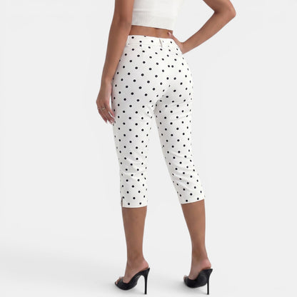 Pantalón Capri Lunares Mujer