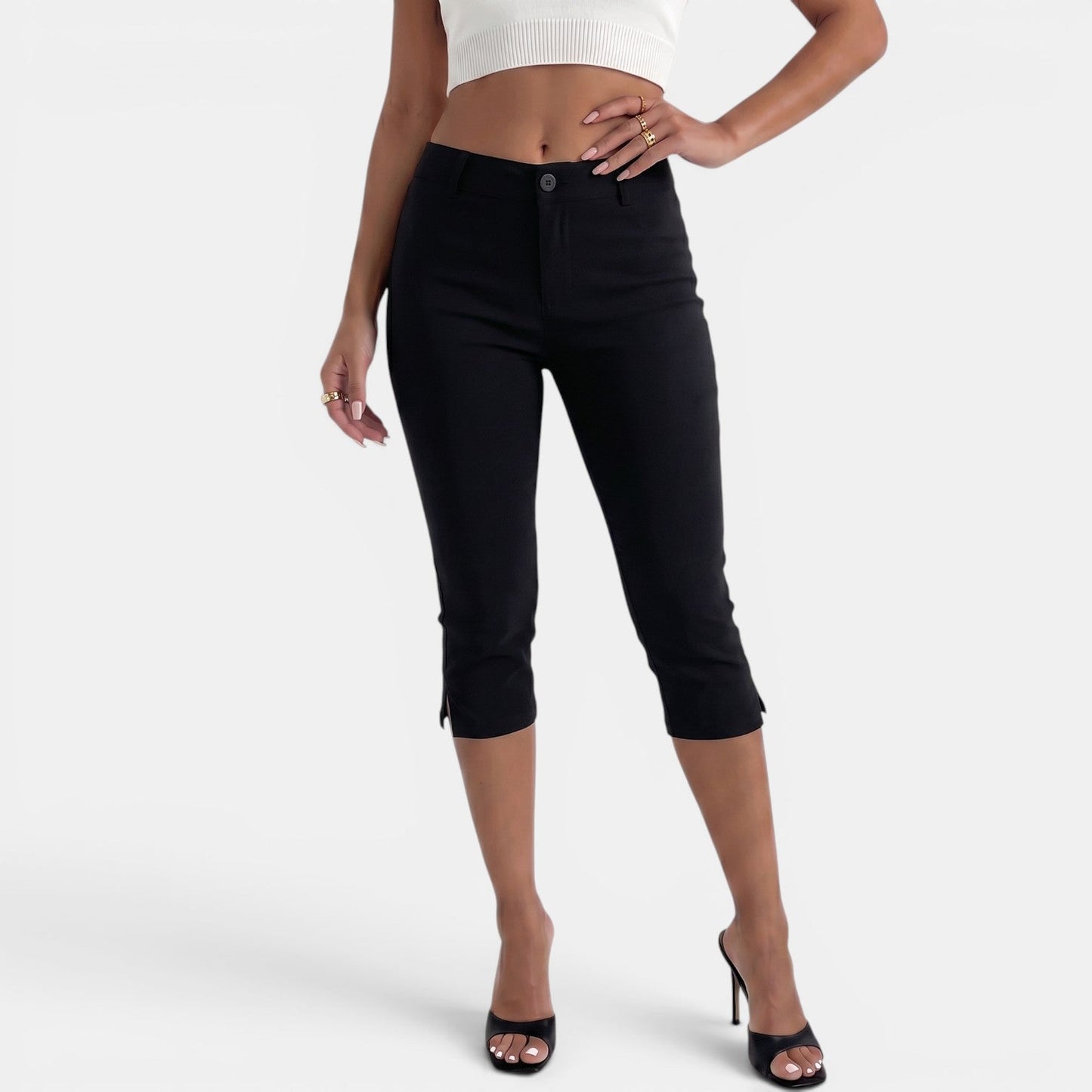 Pantalón Capri Lunares Mujer