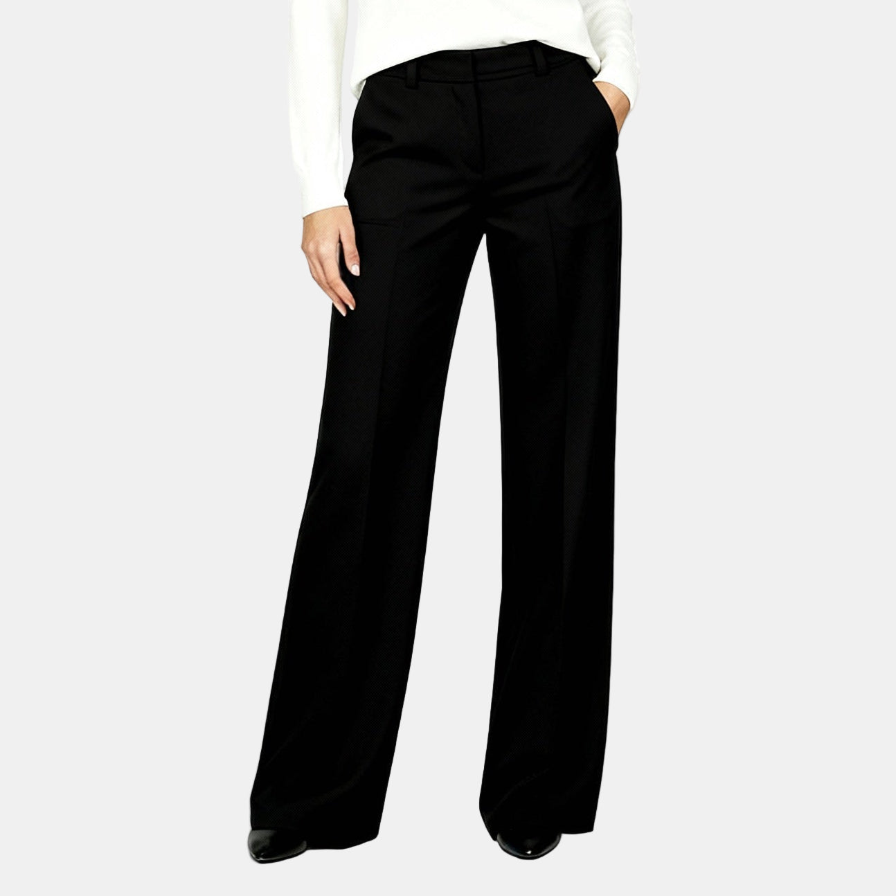 Pantalón Yoga Mujer Cintura Alta  Pierna Recta Cómoda