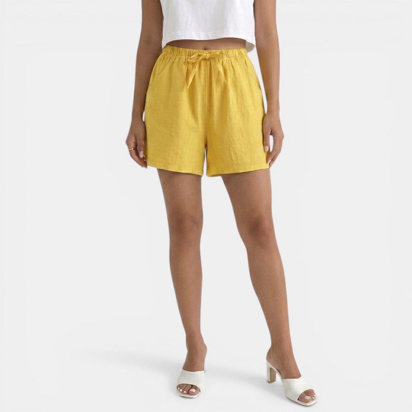 Shorts Mujer Lino Verano