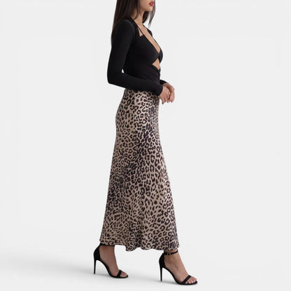 Falda Mujer Leopardo Cola de Sirena