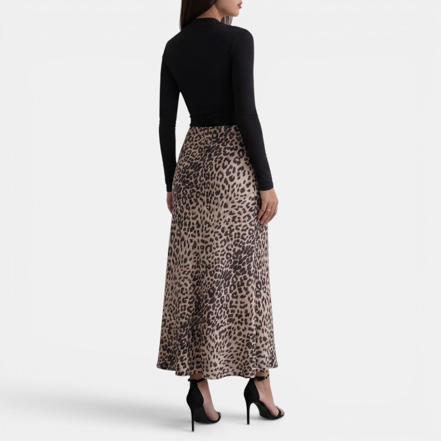 Falda Mujer Leopardo Cola de Sirena