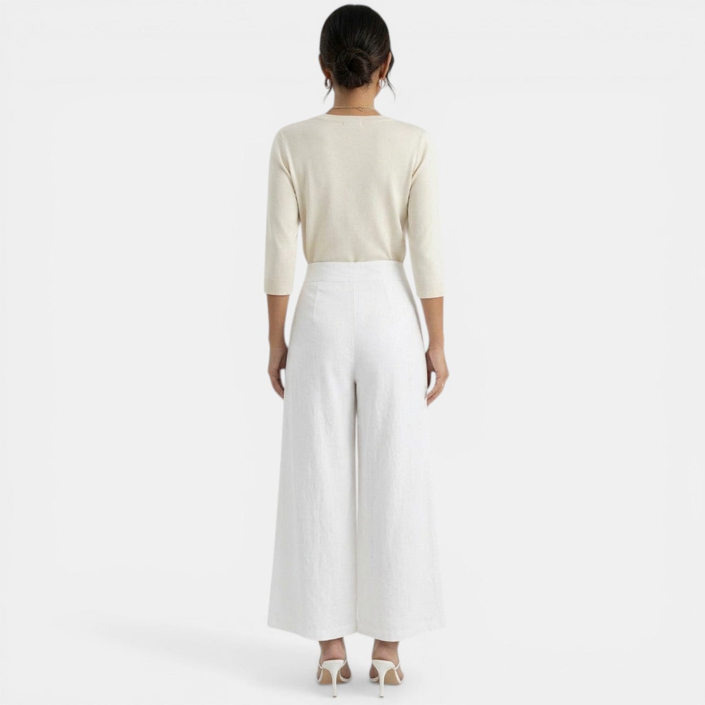 Pantalones Lino Mujer Elegantes