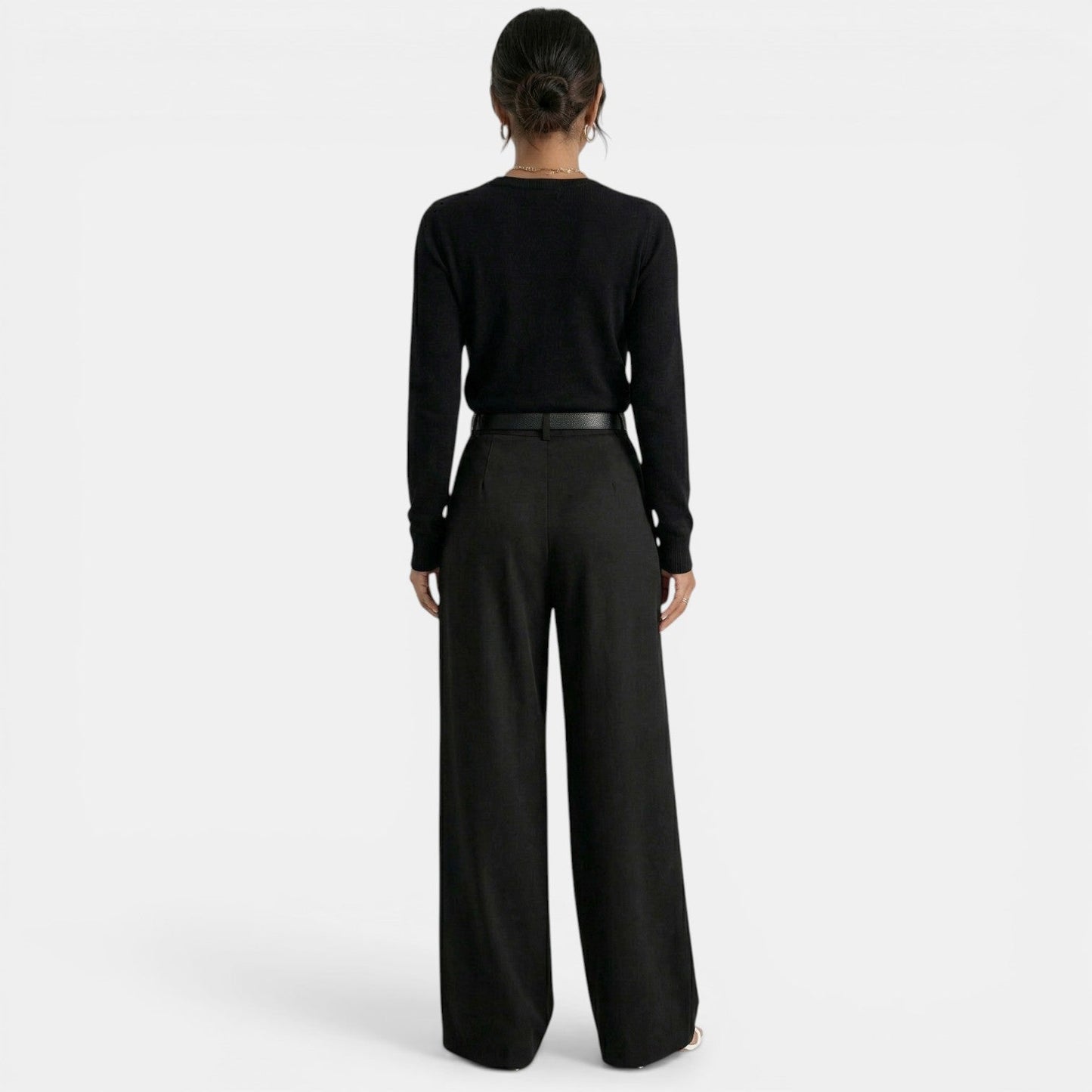 Pantalón Mujer Cintura Alta Elegante