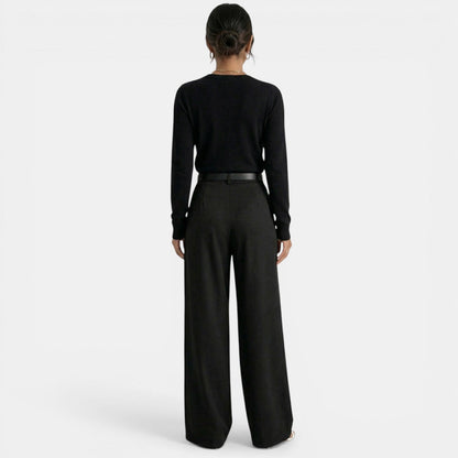 Pantalón Mujer Cintura Alta Elegante
