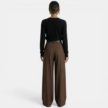 Pantalón Mujer Cintura Alta Elegante