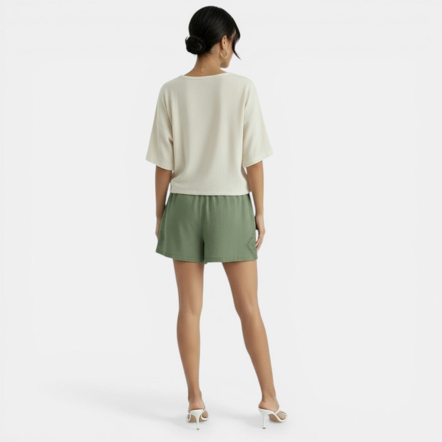 Shorts Lino Mujer Chic