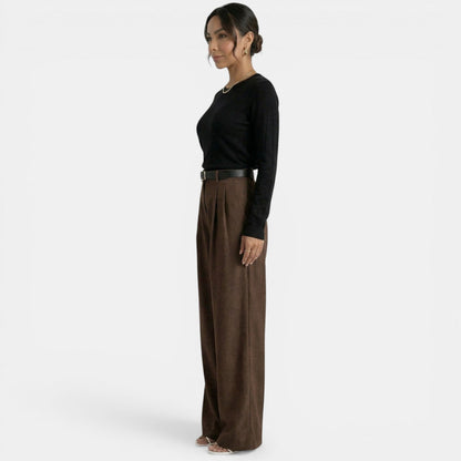 Pantalón Mujer Cintura Alta Elegante
