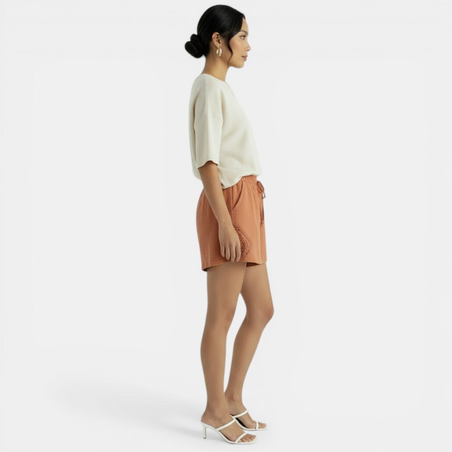 Shorts Lino Mujer Chic
