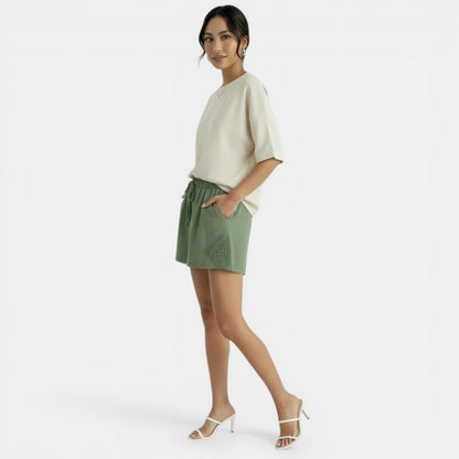 Shorts Lino Mujer Chic