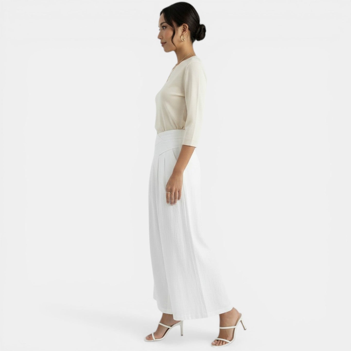 Pantalones Lino Mujer Elegantes