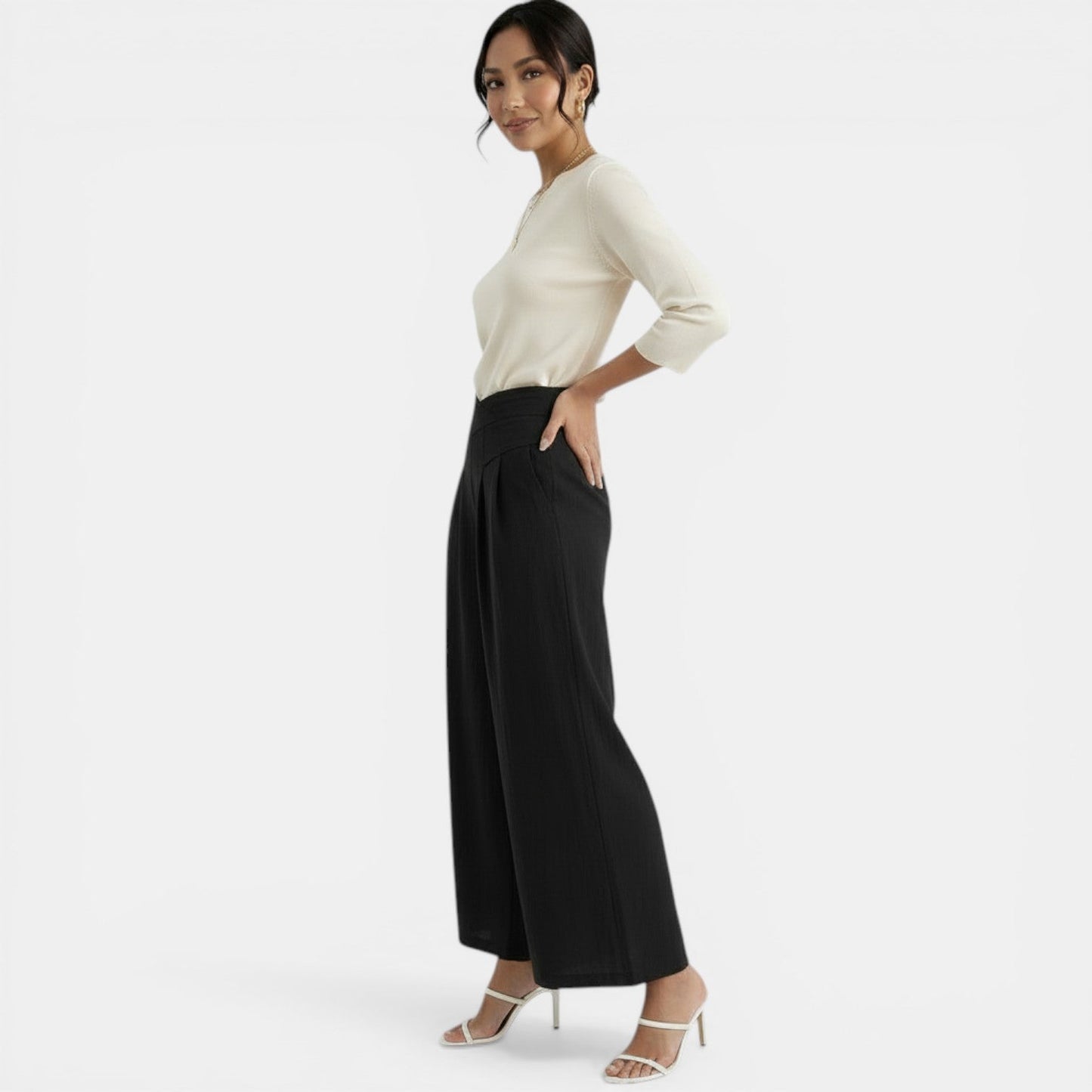 Pantalones Lino Mujer Elegantes