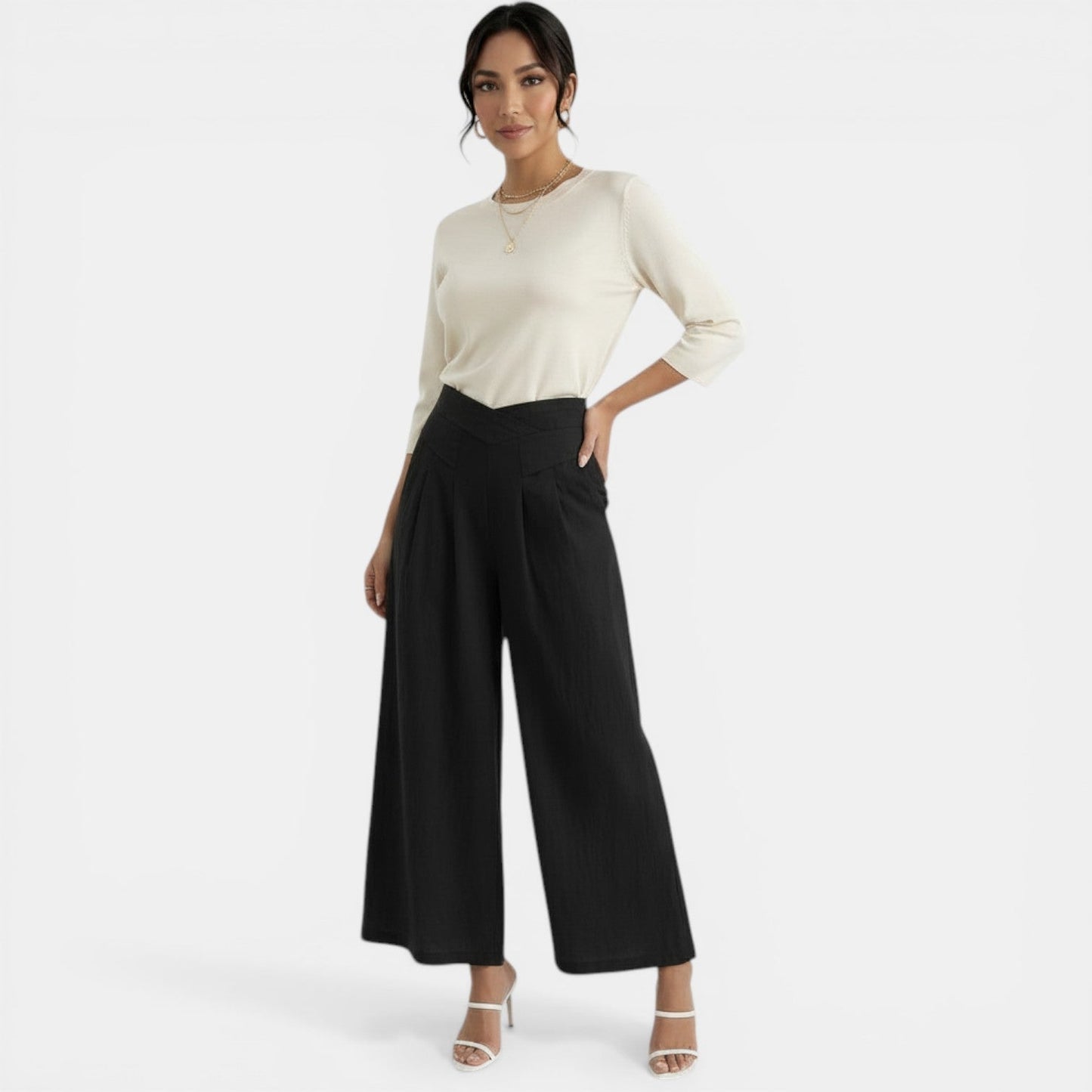 Pantalones Lino Mujer Elegantes