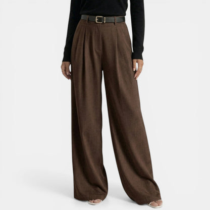 Pantalón Mujer Cintura Alta Elegante
