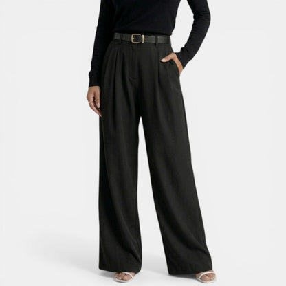 Pantalón Mujer Cintura Alta Elegante
