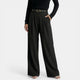 ROSARIO - PANTALON TAILLE HAUTE ÉLÉGANT NOIR