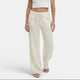 Pantalones de Lino Mujer Pierna Ancha