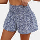 HELENA - FLORAL SHORTS BLUE