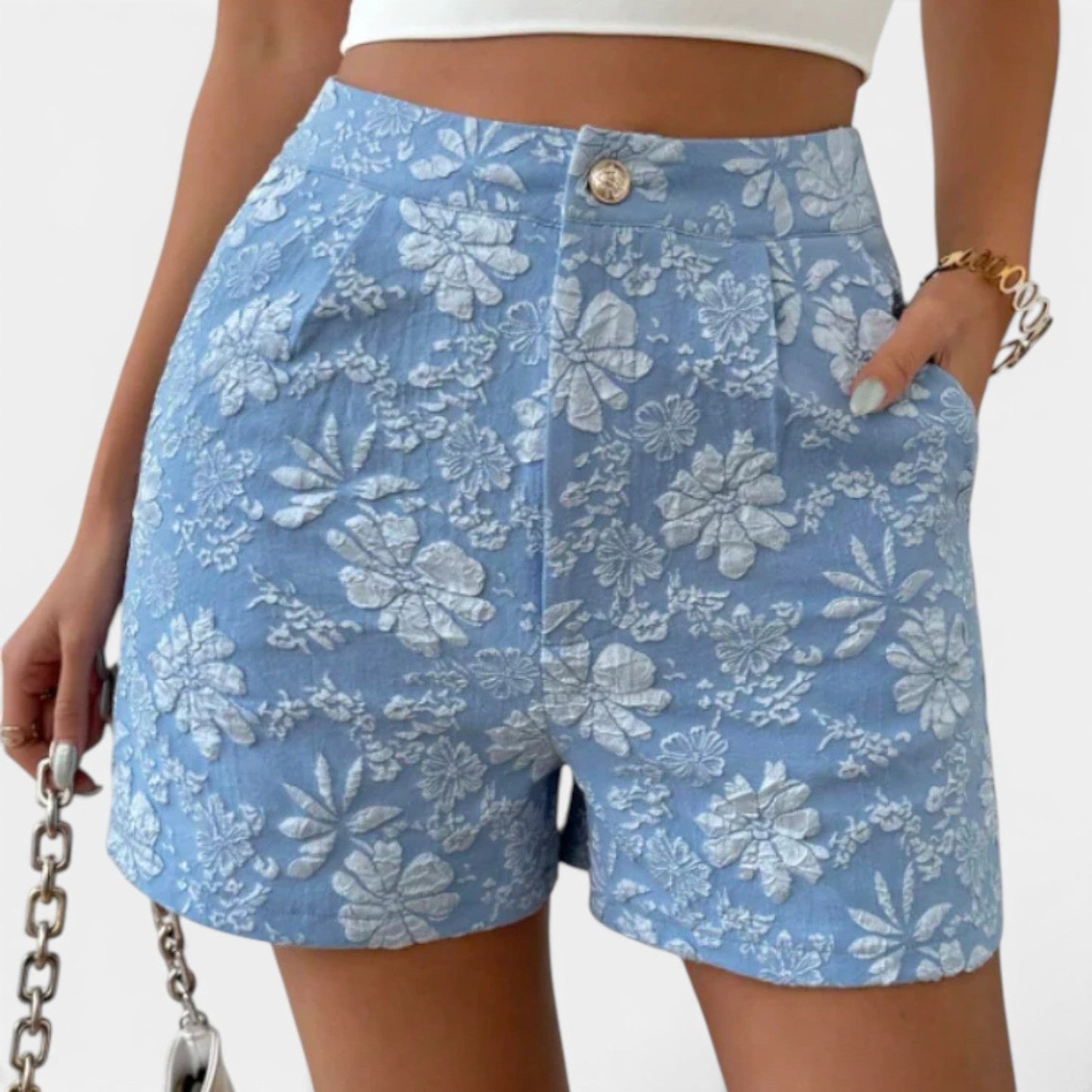 Short Mujer Tiro Alto Elegante