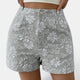 GABRIELA - HIGH-WAISTED SHORTS GREY