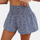 HELENA - FLORAL SHORTS NAVY