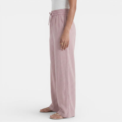 Pantalón Lino Mujer Ancho