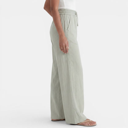 Pantalón Lino Mujer Ancho