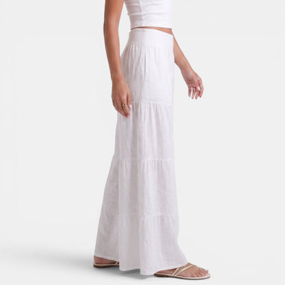 Pantalón Lino Mujer Ancho