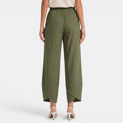 Pantalón Lino Mujer Ancho