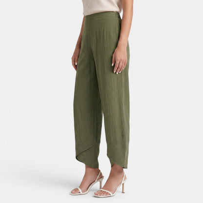 Pantalón Lino Mujer Ancho