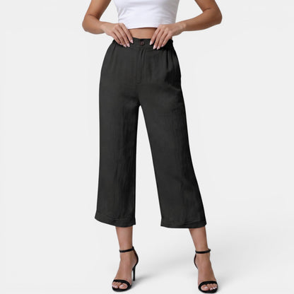 Pantalón Capri Mujer Bolsillos