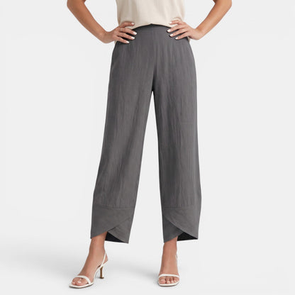 Pantalón Lino Mujer Ancho
