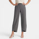 MERCEDES - PANTALON ÉLÉGANT EN LIN GRIS