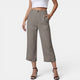 EMMA - LOOSE FIT CAPRI PANTS GREY